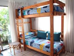 Accommodation Nature's Valley Sea Why bunk bed in living area